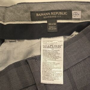 33x32 Banana Republic Men's Charcoal Dress Pant
